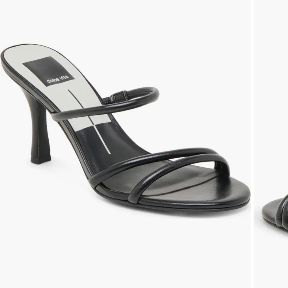 Dolce Vita Lynton Sandal Black Strappy Heels
